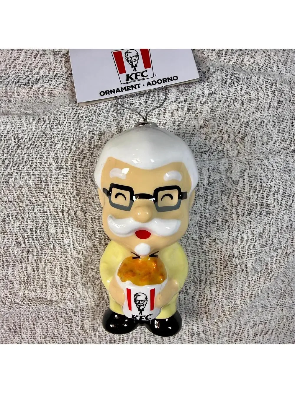 Kentucky Fried Chicken Ornaments Choice of Colonel Sanders or Bucket of Chicken